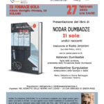 27/02/22 Milano - Presentazione de «IL SOLE - undici racconti» d Nodar Dumbadze