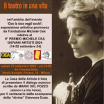 21/9/24 - In scena il dialogo «Eleonora Duse - una vita nel teatro, il teatro in una vita» di Marvi del Pozzo