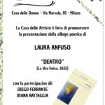 28/11/25 Laura Anfuso presenta il libro di poesie "Dentro"