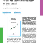 29/11/26 #BCM26 - Poesie per un tempo che resta «Ho amato altrove» di Salvatore Sblando